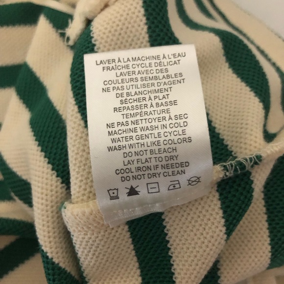 Bailey 44 Green And Cream Striped Pearl Accent Button Down Vest Women’s XL - Picture 6 of 8